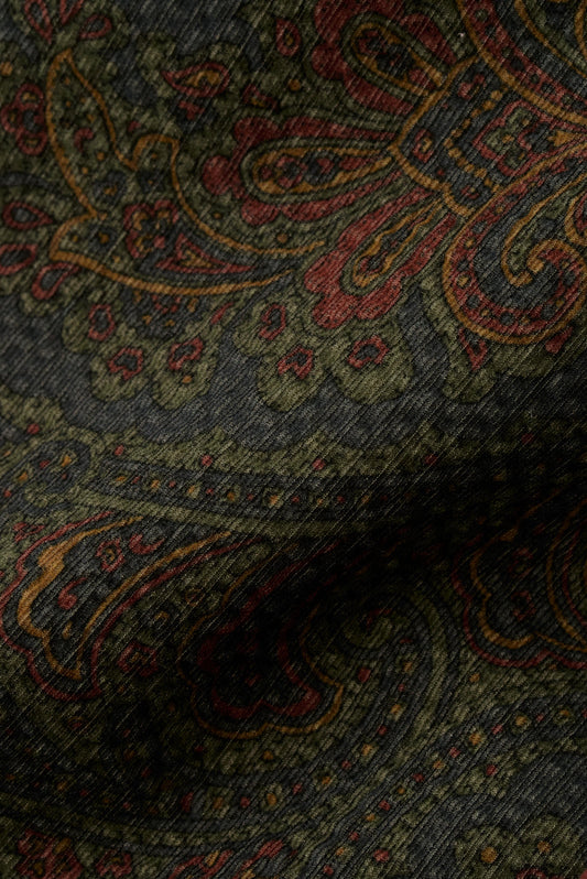 Derbin Shirt Moss Paisley