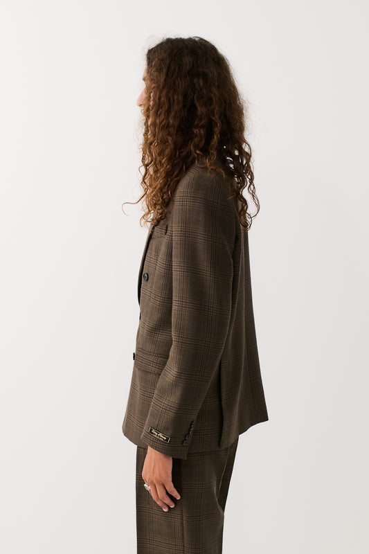 DOUBLE BREASTED PEAK BLAZER