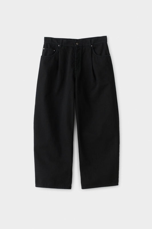 Duma Pleated Denim Coal Treasure