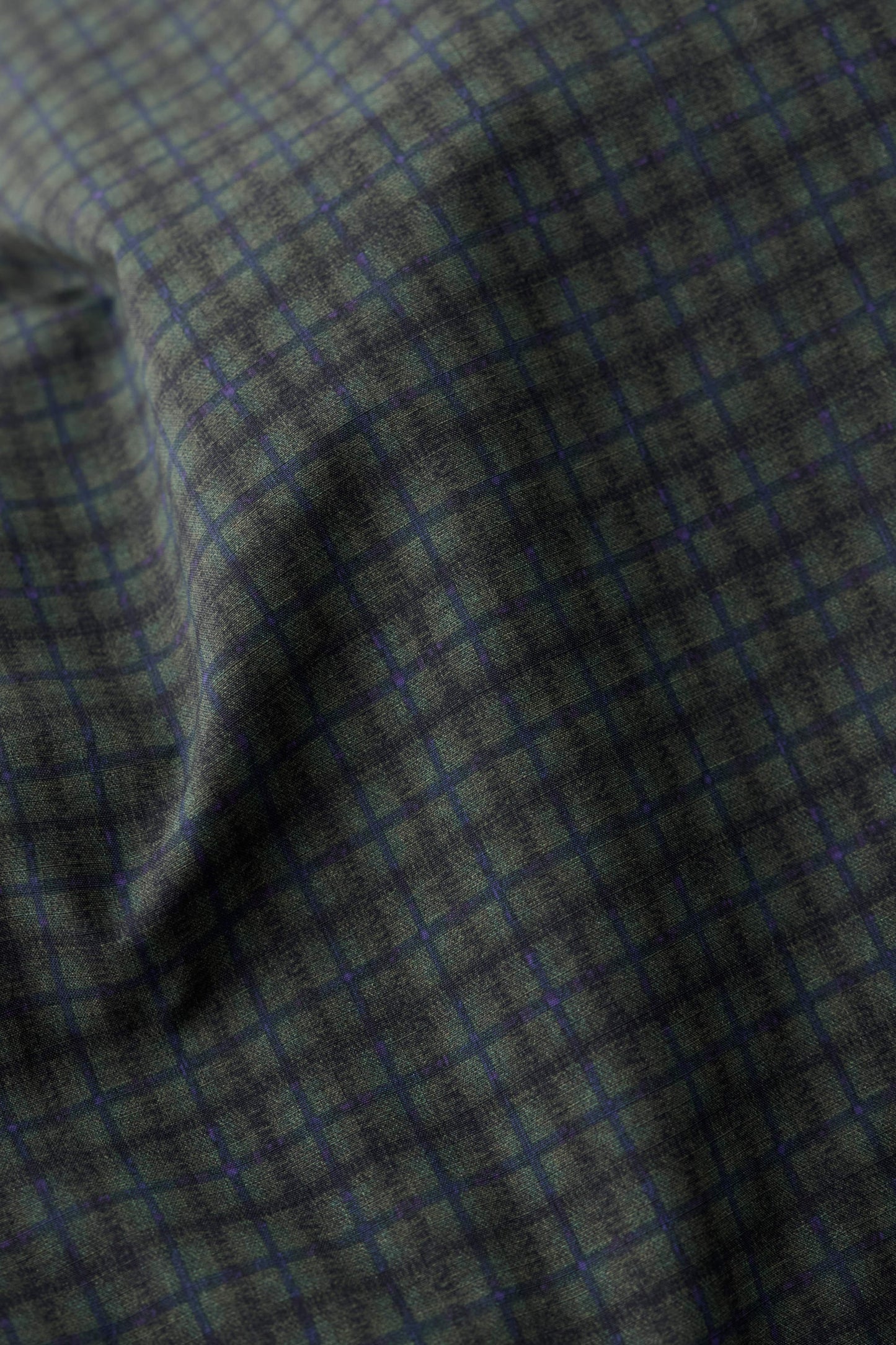 Esca Puffer Jacket Dark Forest Check
