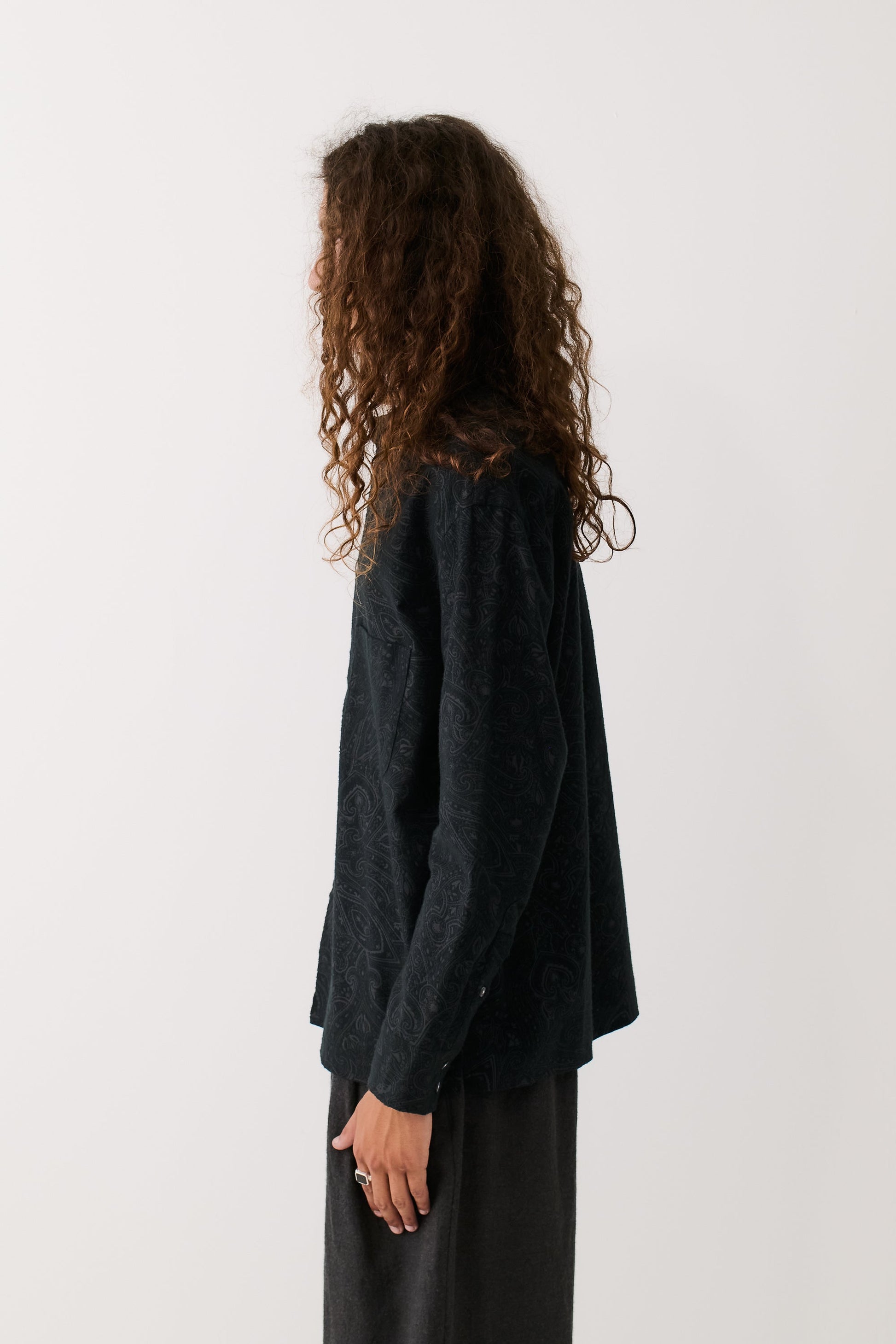 Gusto Shirt Washed Black Ornament
