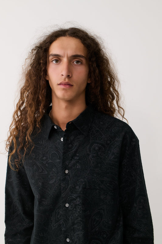 Gusto Shirt Washed Black Ornament