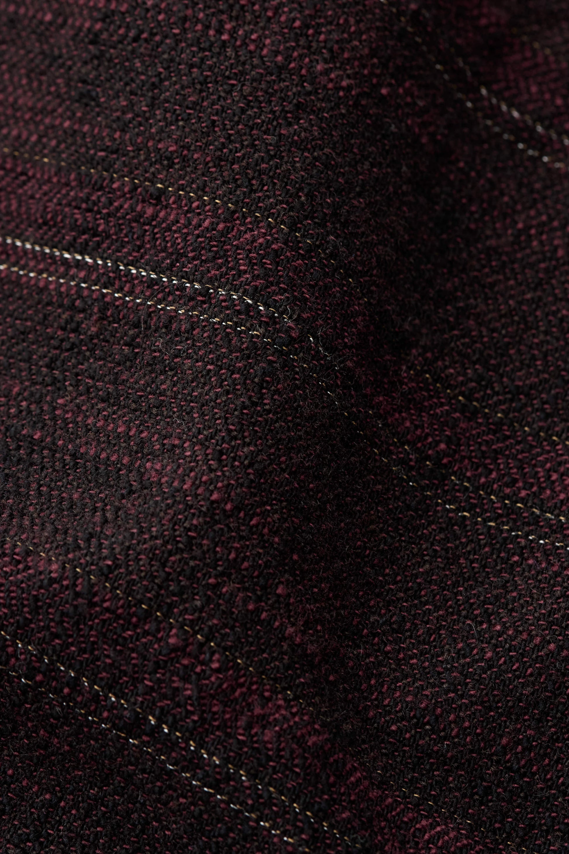 Kaan Cardigan Black Wine Line