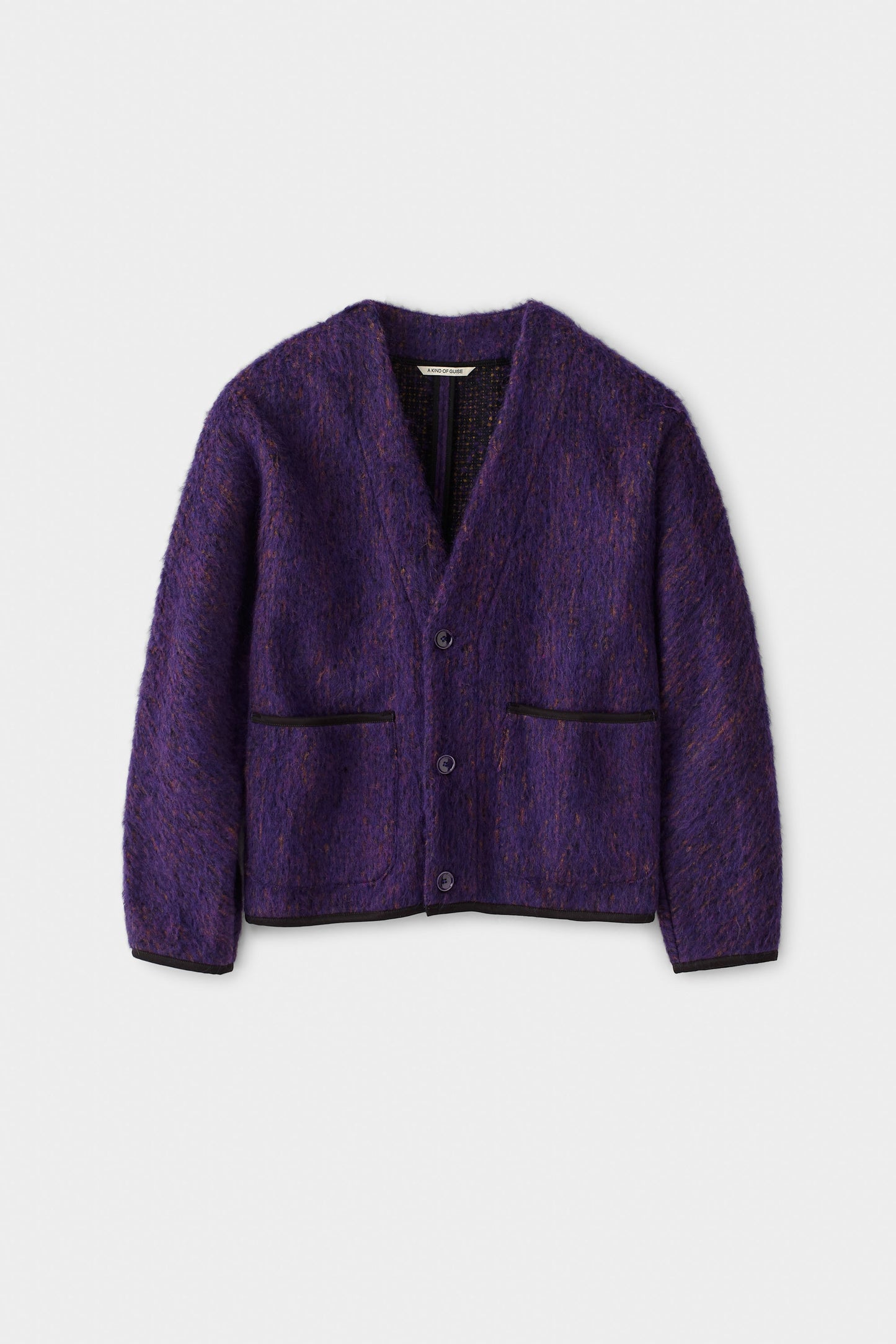 Kaan Cardigan Fuzzy Violet