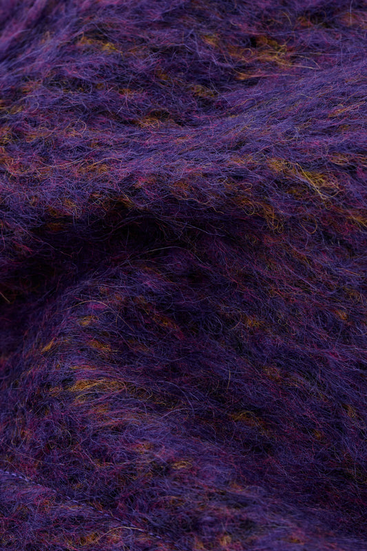 Kaan Cardigan Fuzzy Violet