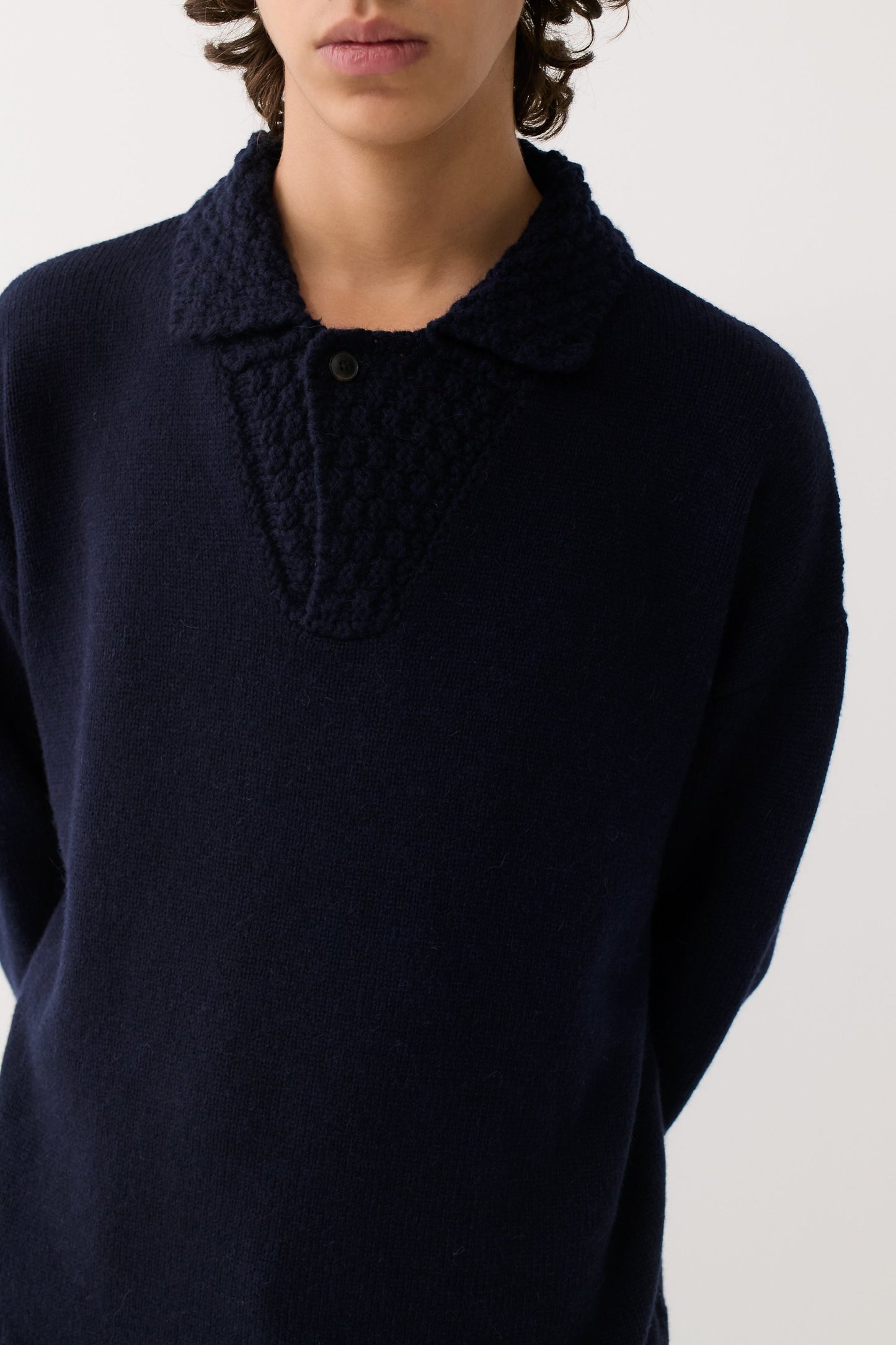 Palano Knit Polo Antique Navy