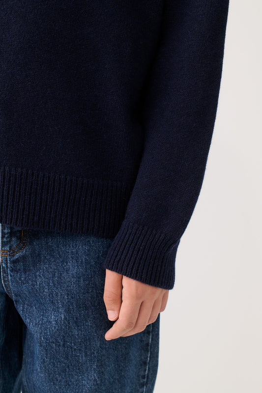Palano Knit Polo Antique Navy