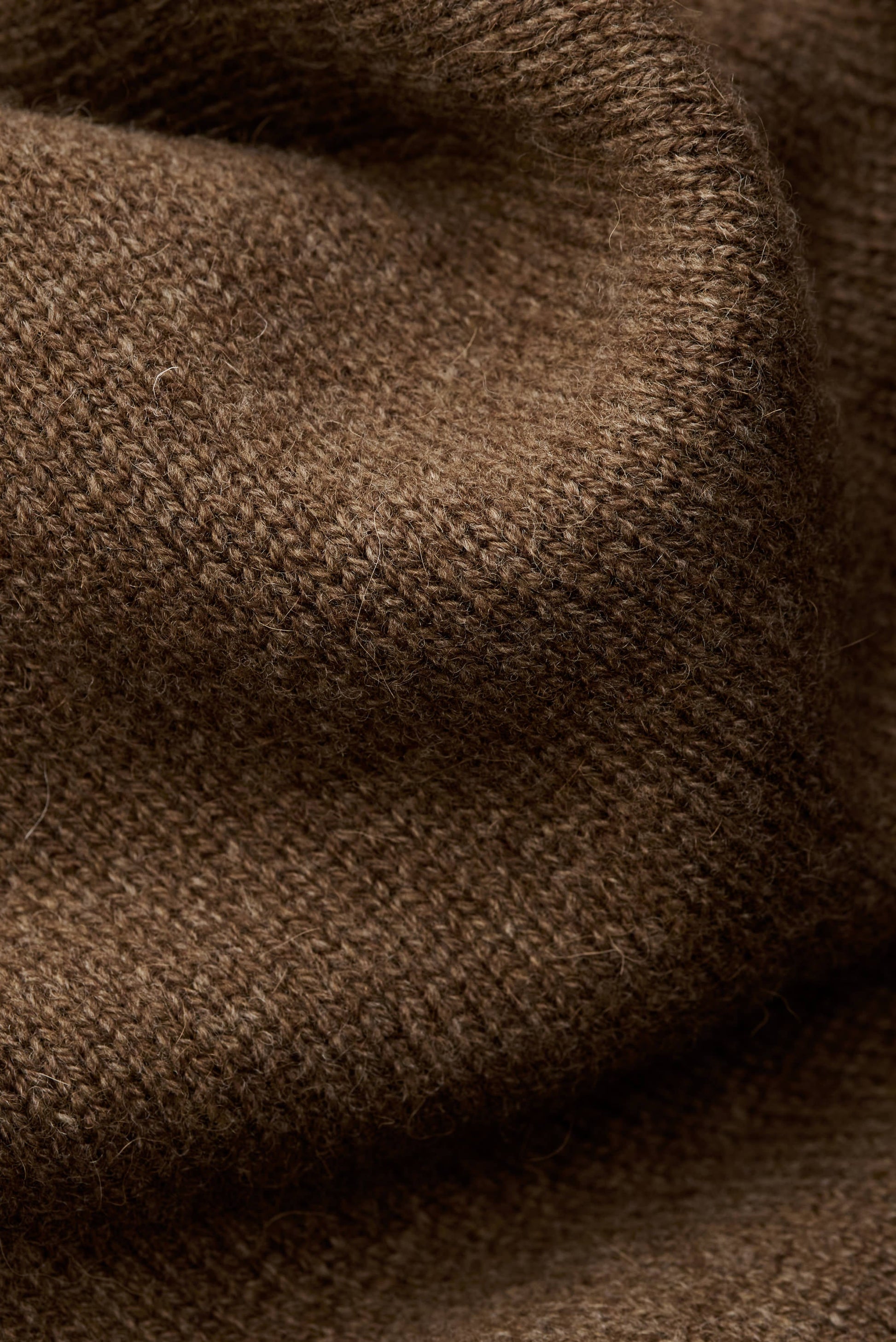 Palano Knit Polo Tobacco Melange