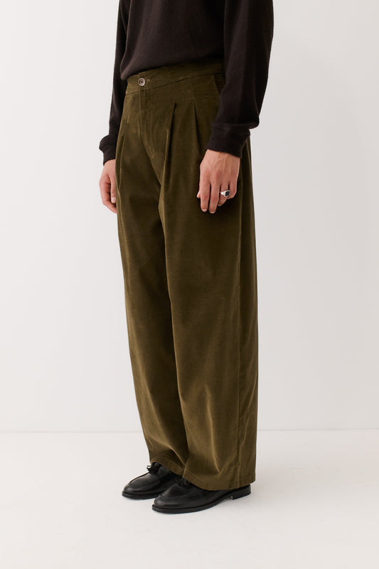 Piero Pants Olive Haze Corduroy