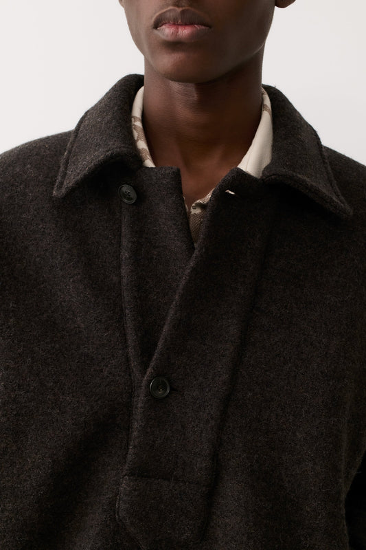 Plan Pullover Jacket Dark Oak Loden