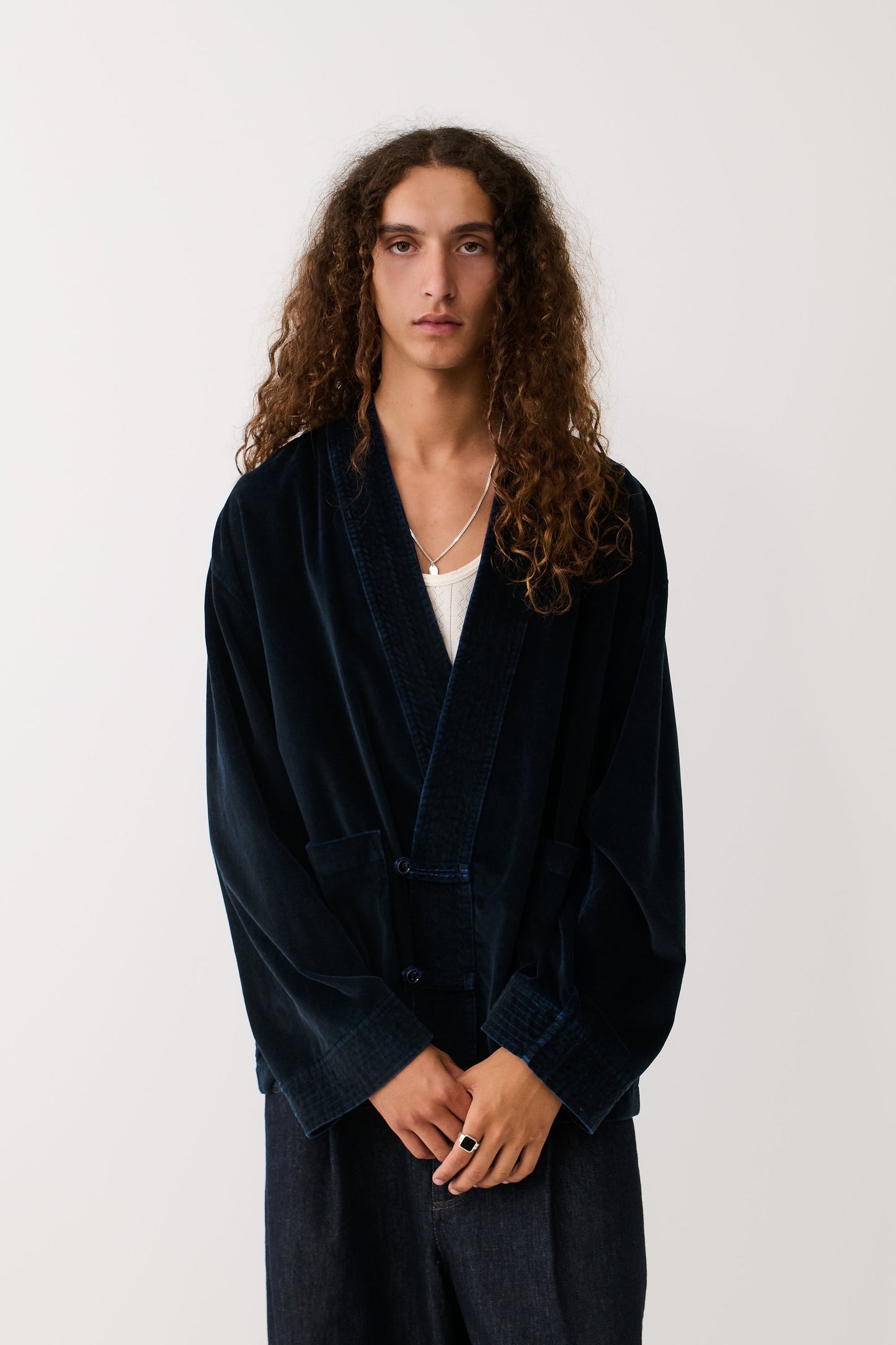 Quimono Shirt Washed Midnight