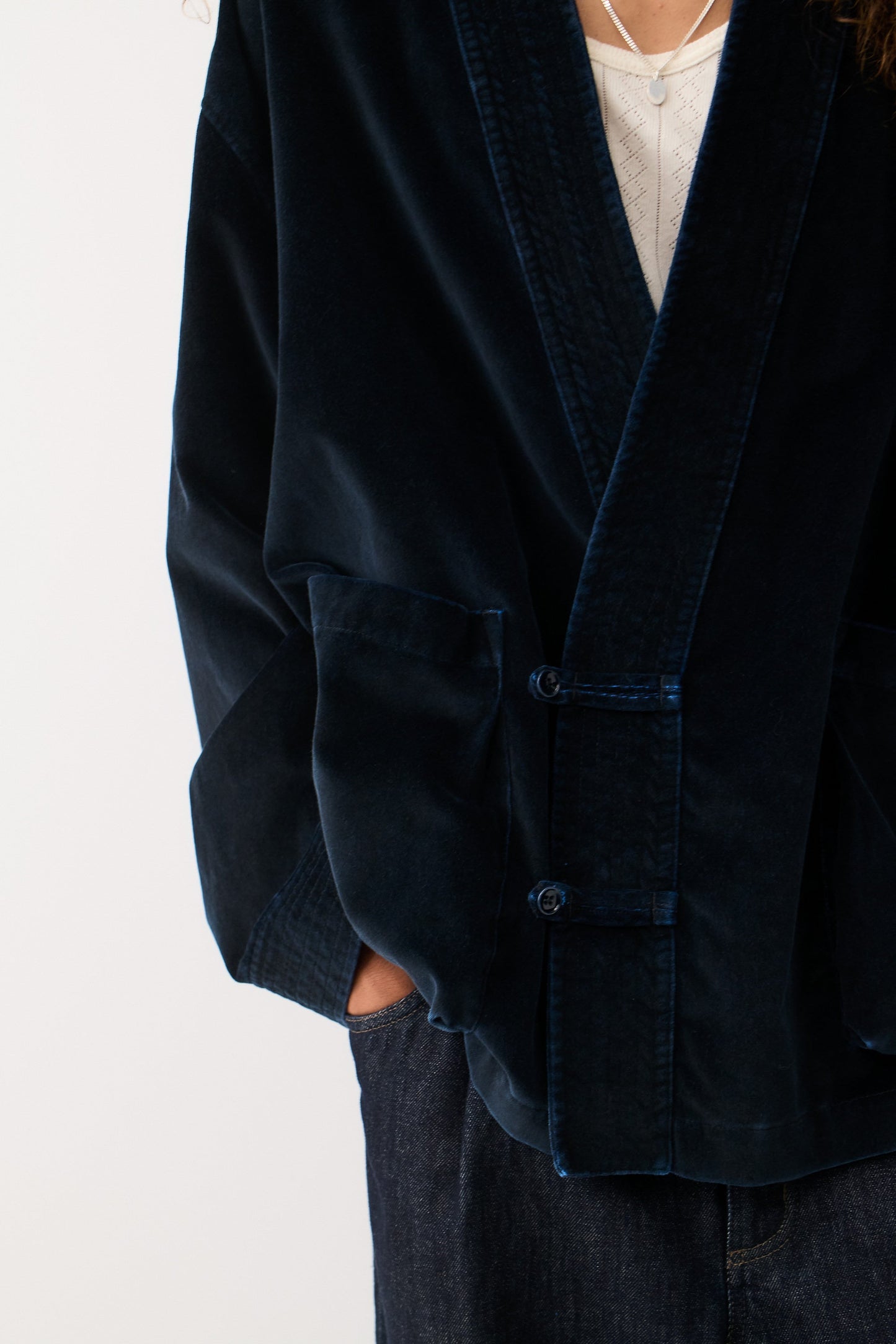 Quimono Shirt Washed Midnight