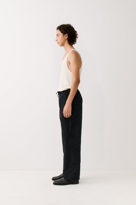Samurai Trousers Washed Black Ornament
