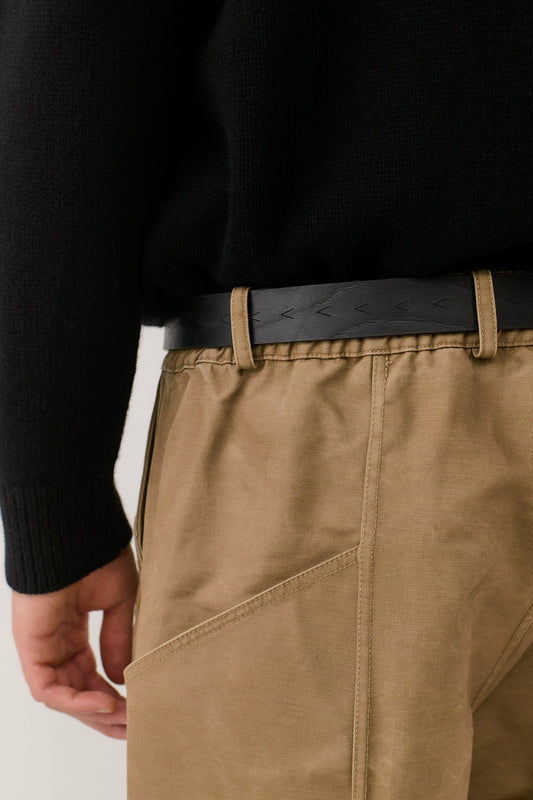 Seta Belt Black Leather