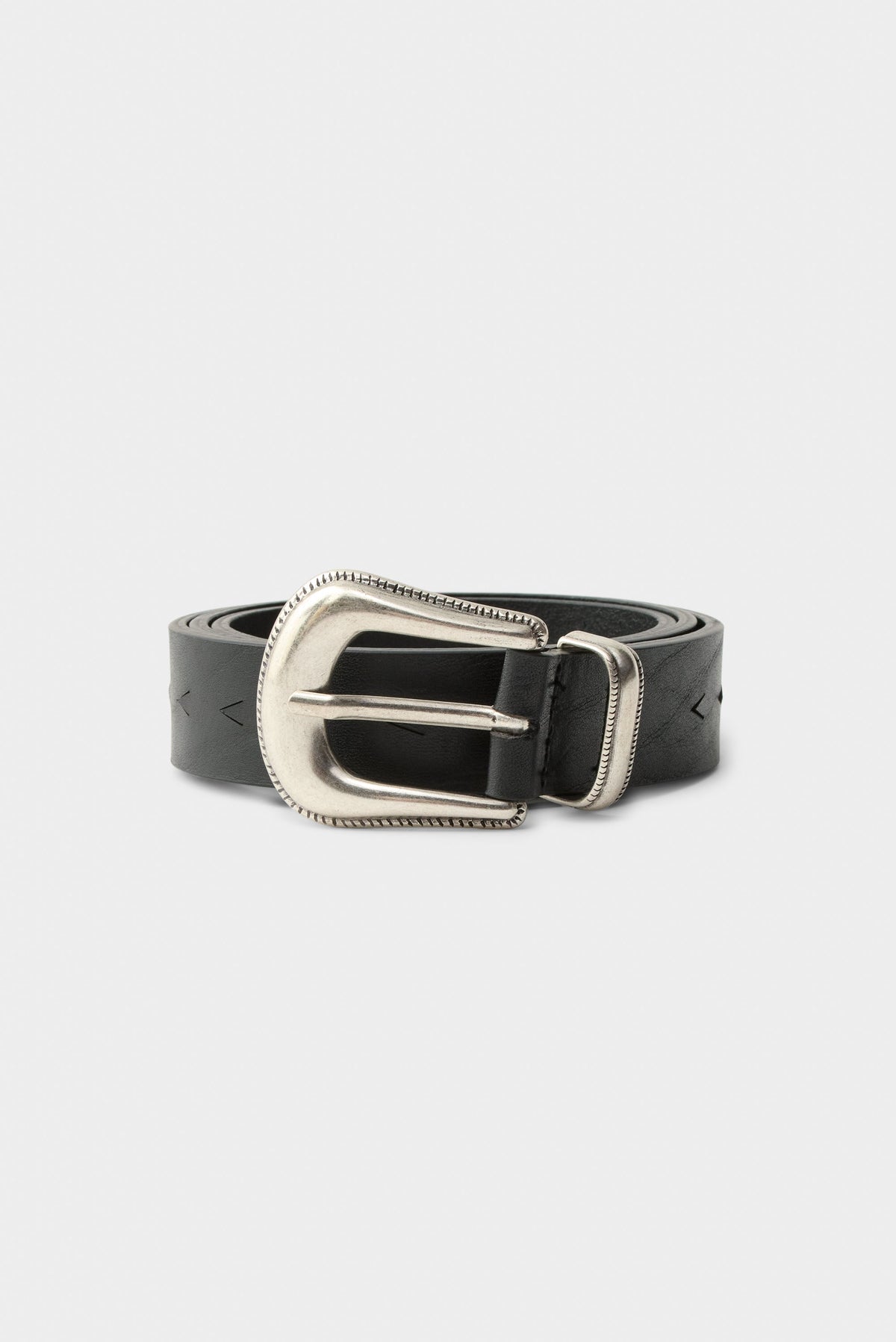 Seta Belt Black Leather