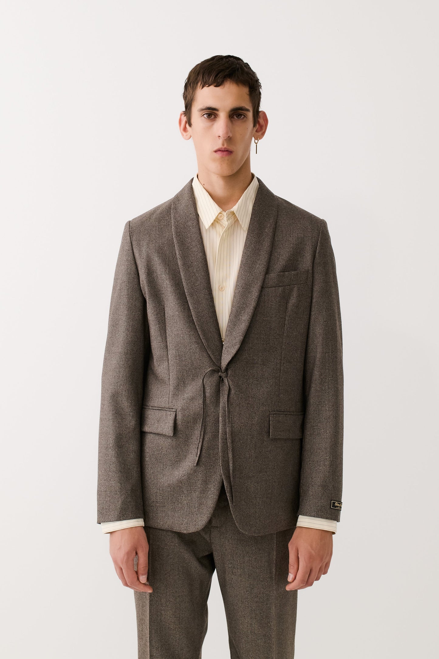 Shinji Blazer Dirty Houndstooth