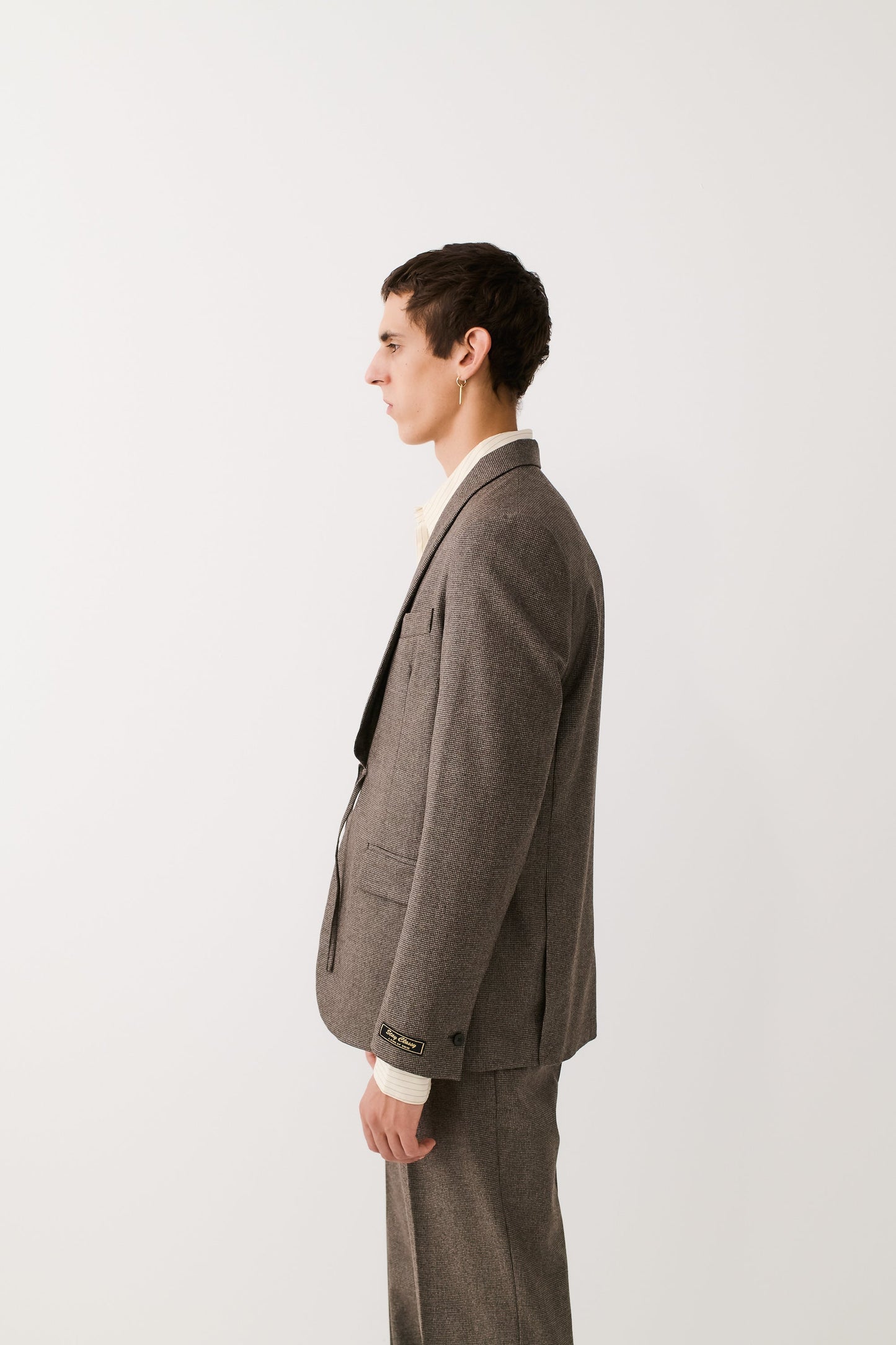 Shinji Blazer Dirty Houndstooth