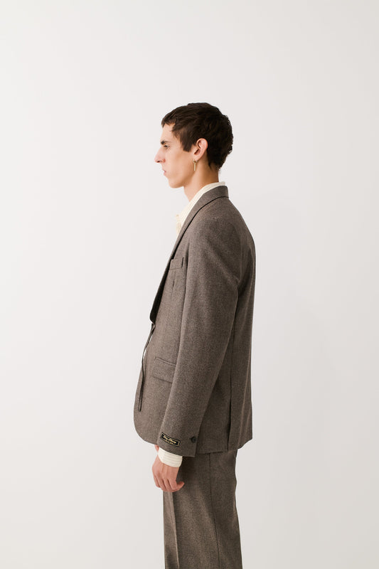 Shinji Blazer Dirty Houndstooth