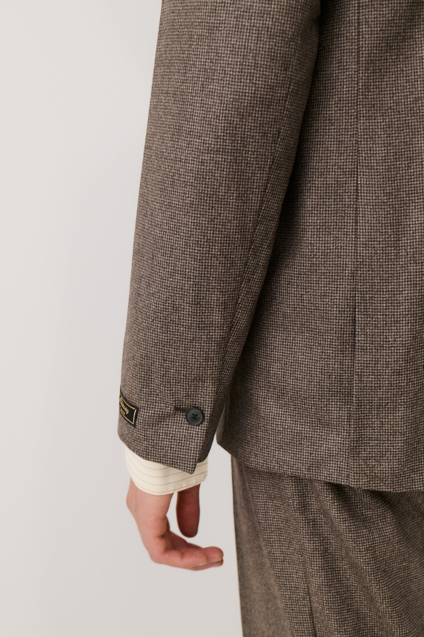 Shinji Blazer Dirty Houndstooth