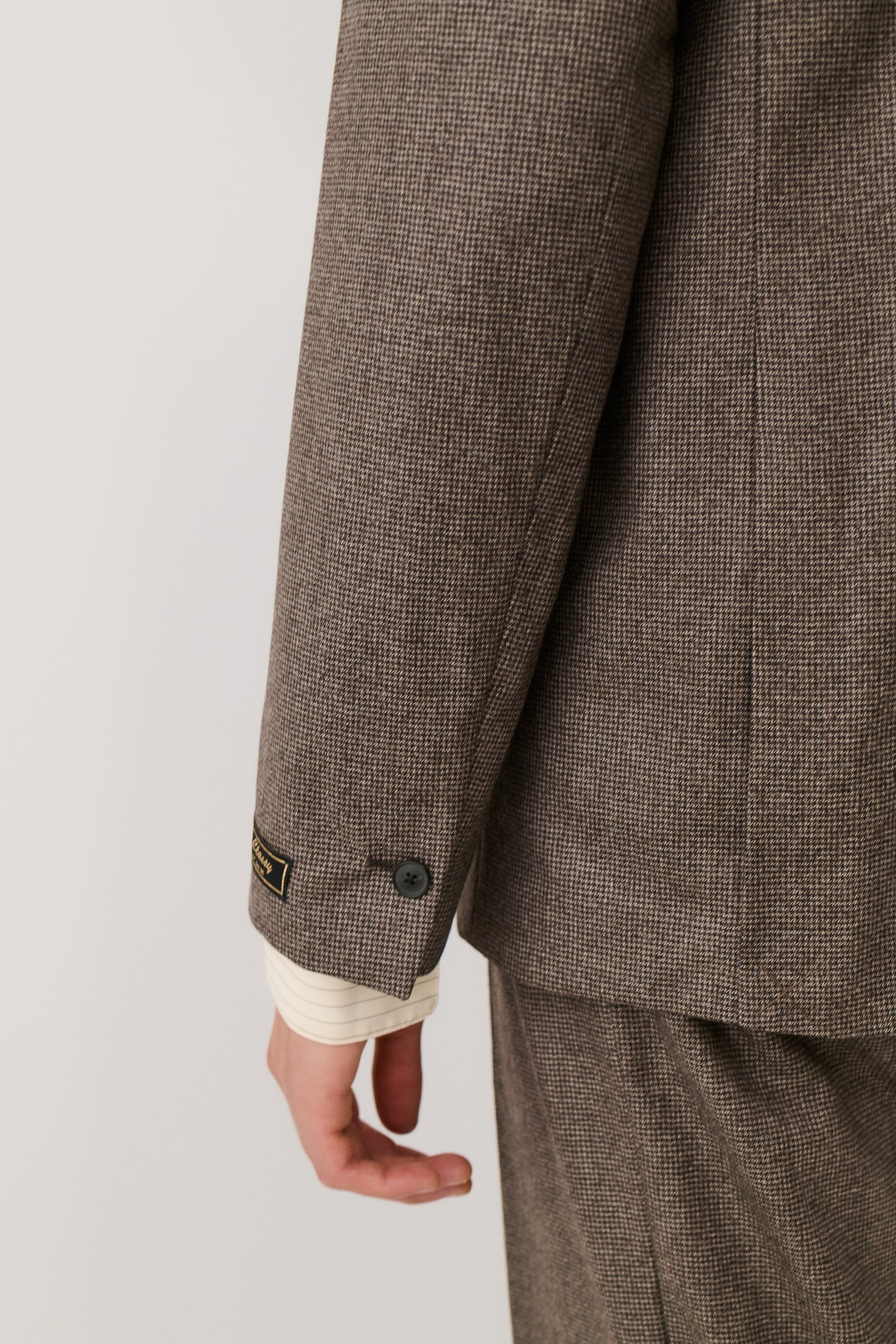 Shinji Blazer Dirty Houndstooth
