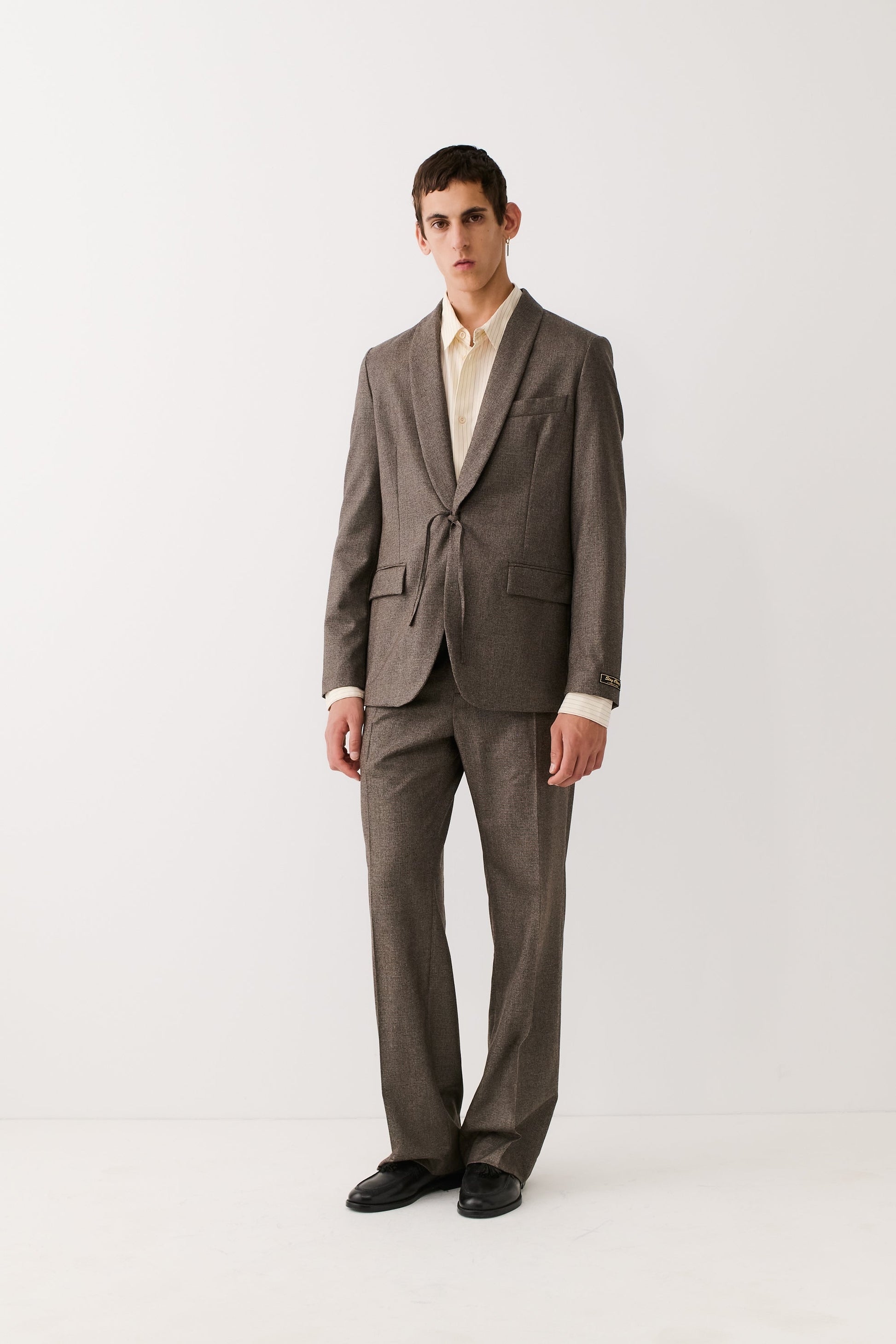 Shinji Blazer Dirty Houndstooth