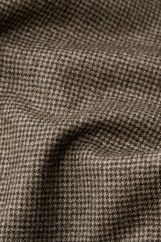 Tailored Wide Trousers Dirty Houndstooth