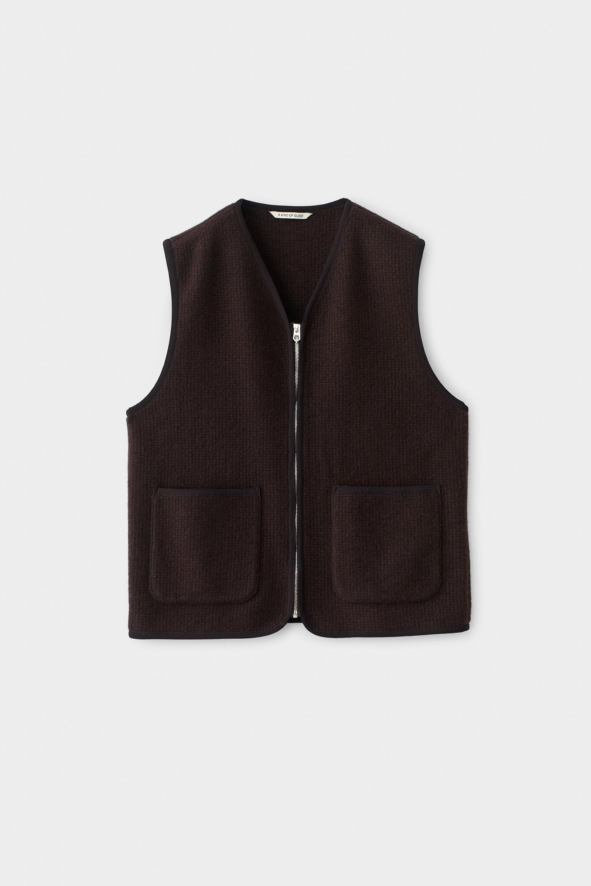 Valur Wool Vest Mahogany Tiles
