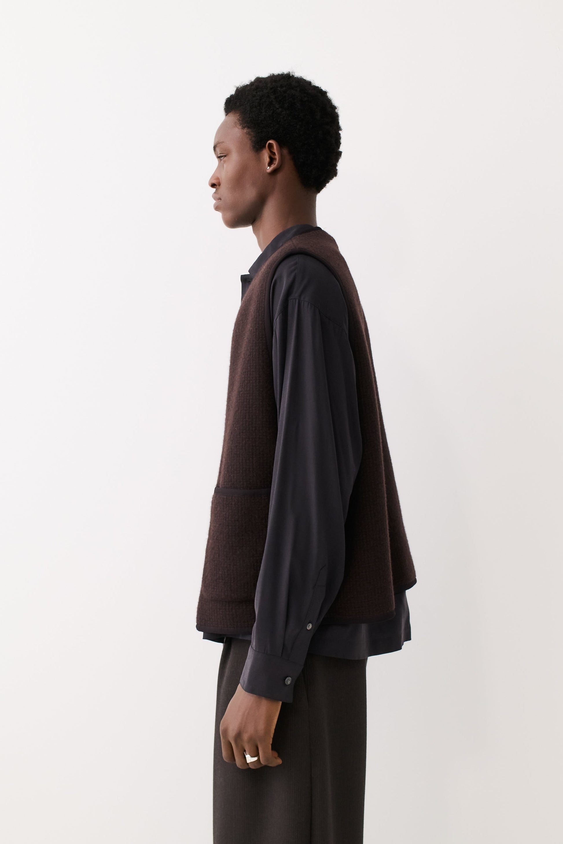 Valur Wool Vest Mahogany Tiles