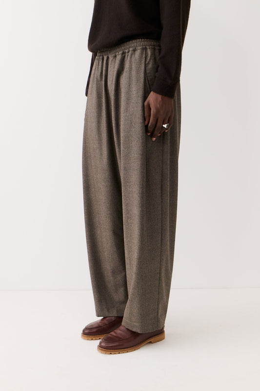Wewa Wide Trousers Dirty Houndstooth
