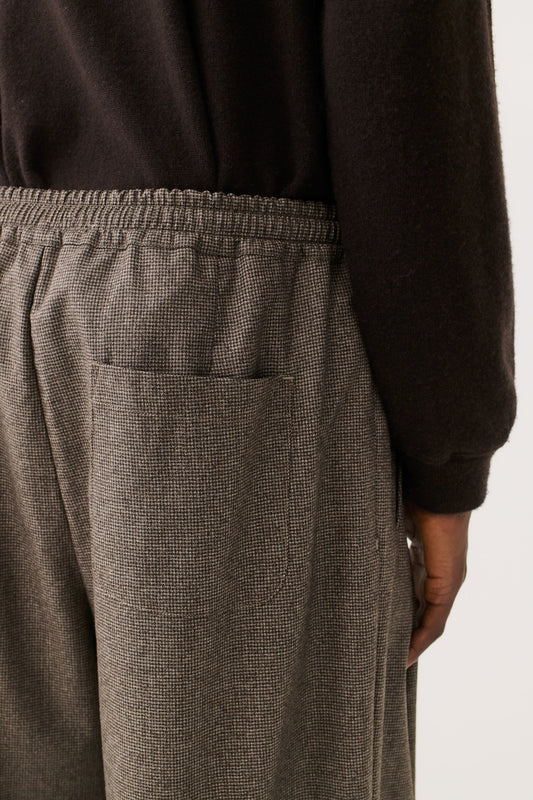 Wewa Wide Trousers Dirty Houndstooth