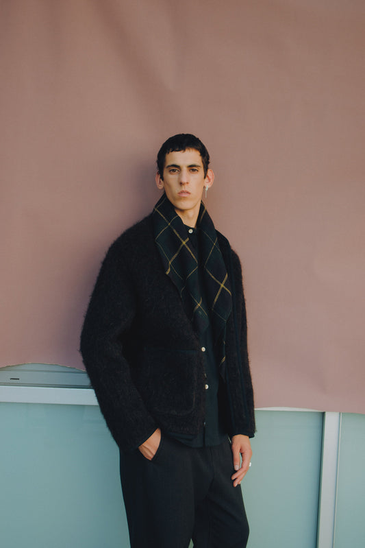 Yebra Jacket Brown Frills