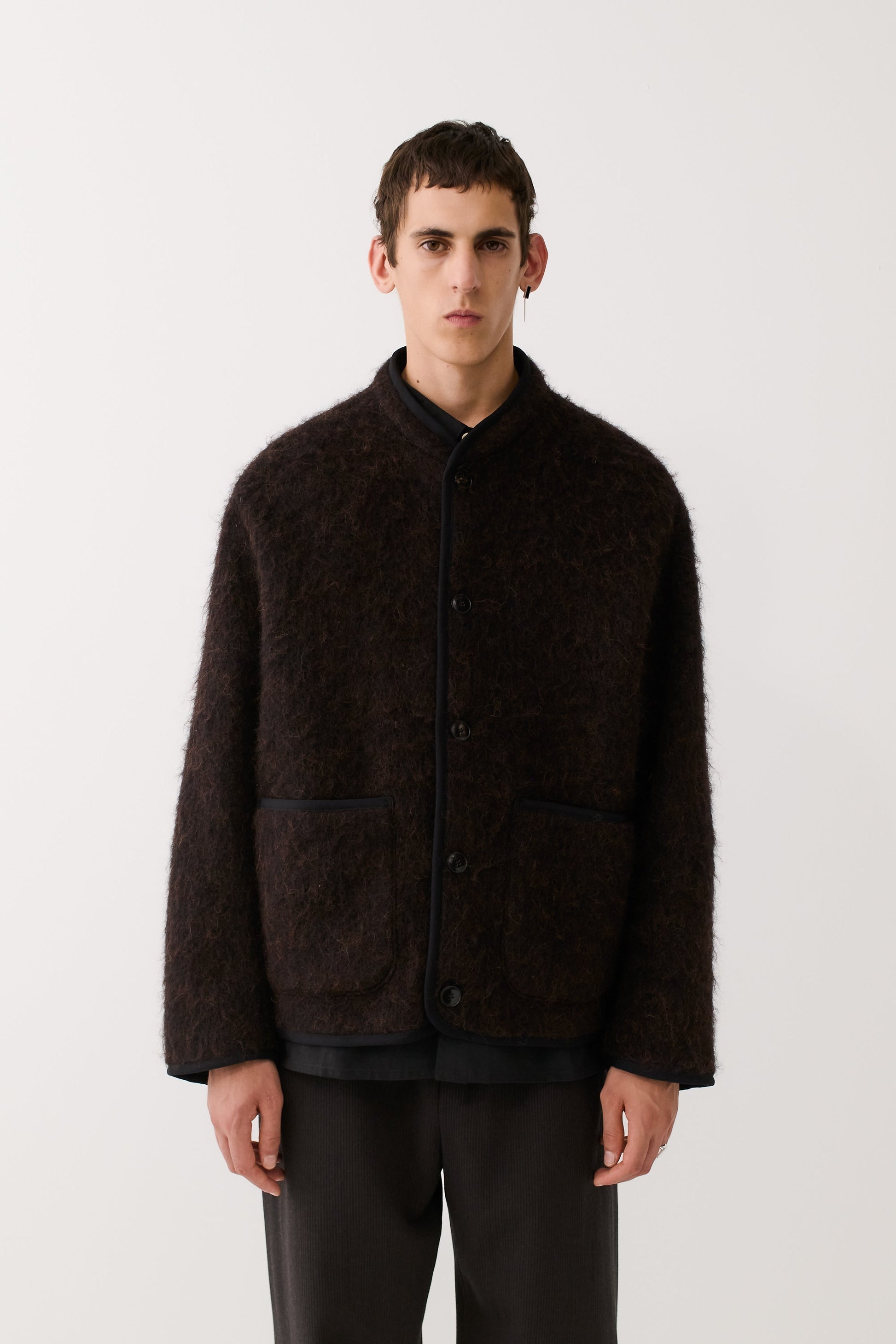Yebra Jacket Brown Frills