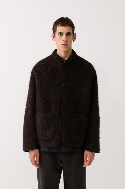 Yebra Jacket Brown Frills