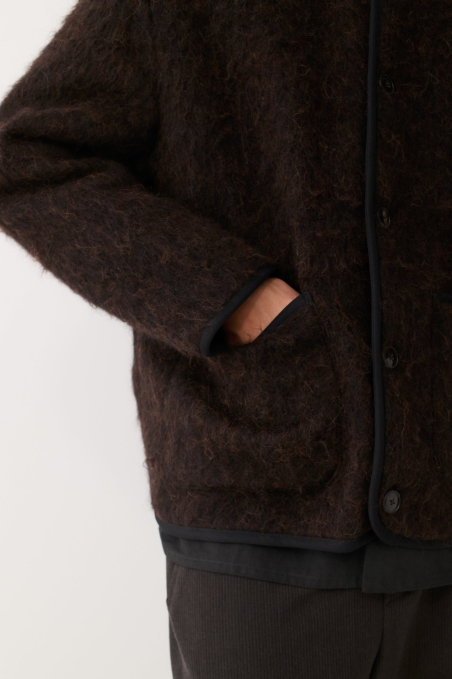 Yebra Jacket Brown Frills