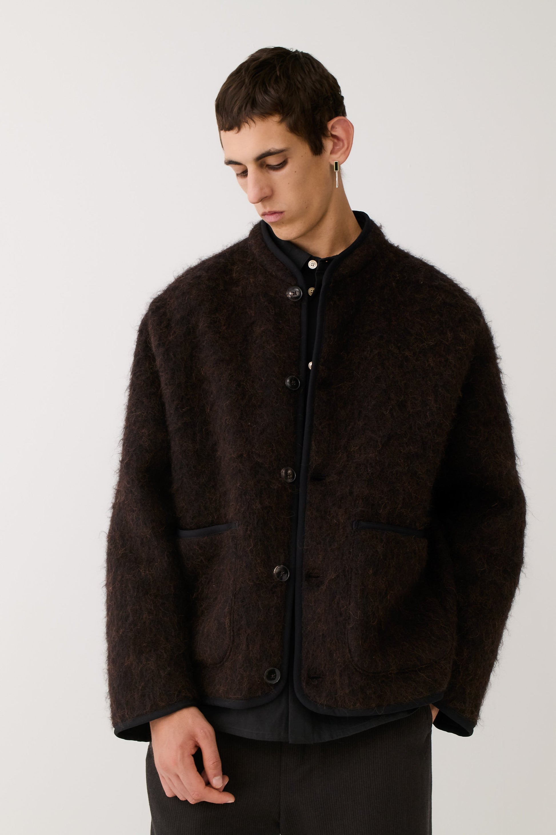 Yebra Jacket Brown Frills