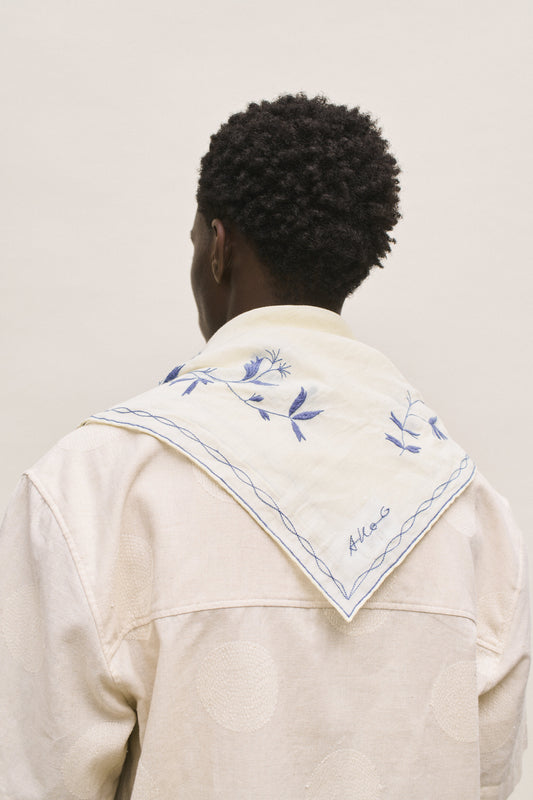 EMBROIDERED BANDANA
