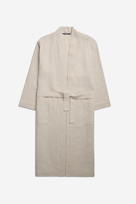 LINEN BATHROBE
