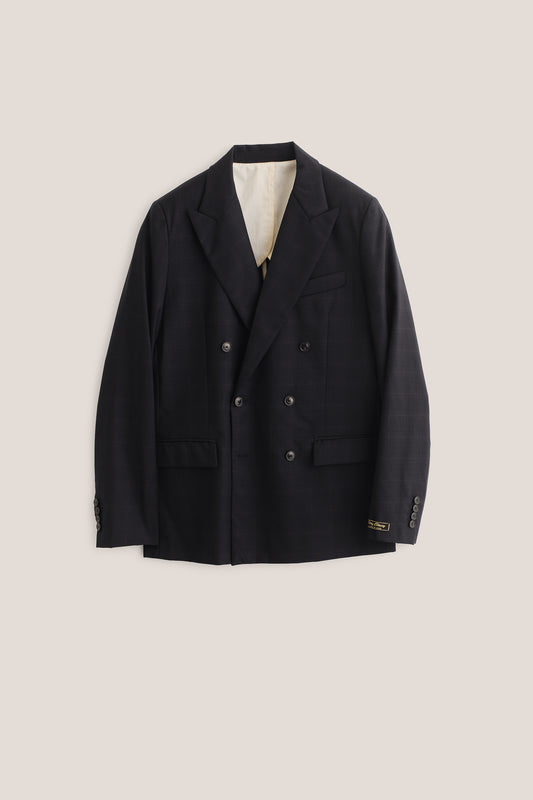 DOUBLE BREASTED PEAK BLAZER