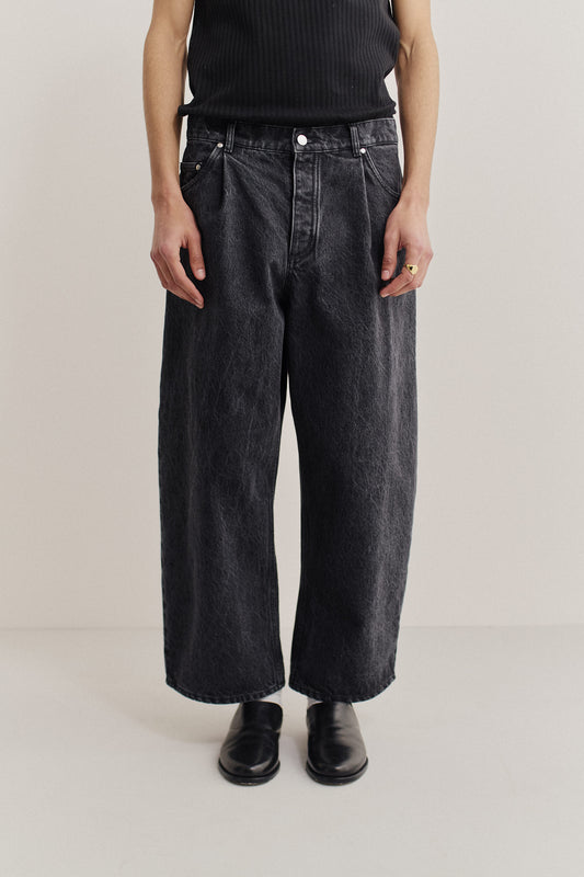 DUMA PLEATED DENIM