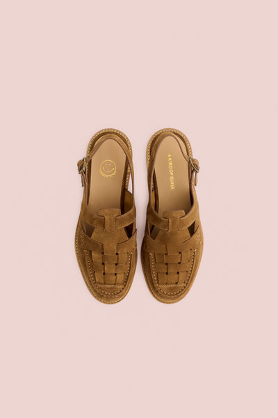 Sienna Sandal in 100% calf leather (vachetta) | A KIND OF GUISE