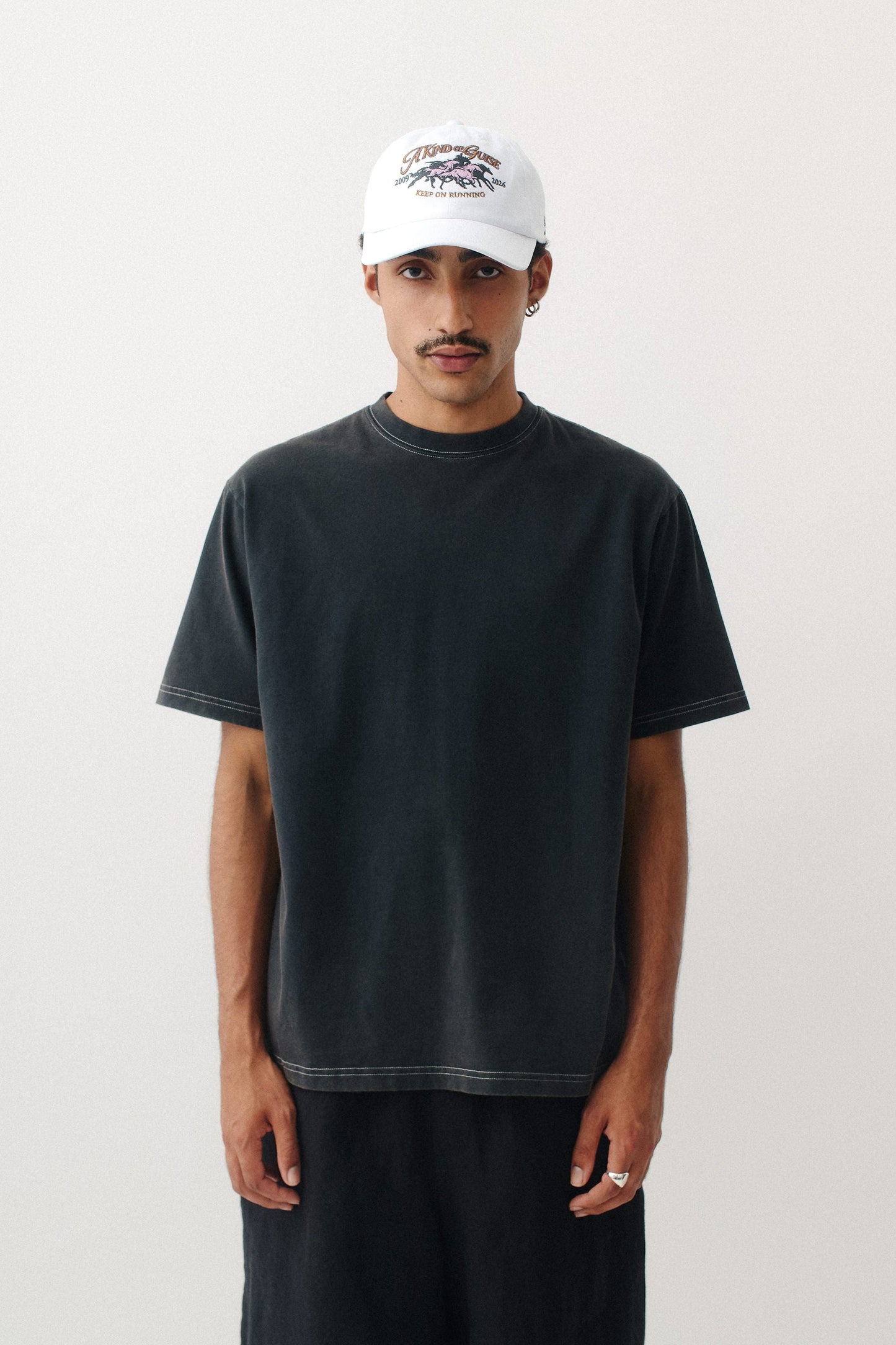 Ainsa T Shirt Washed Black