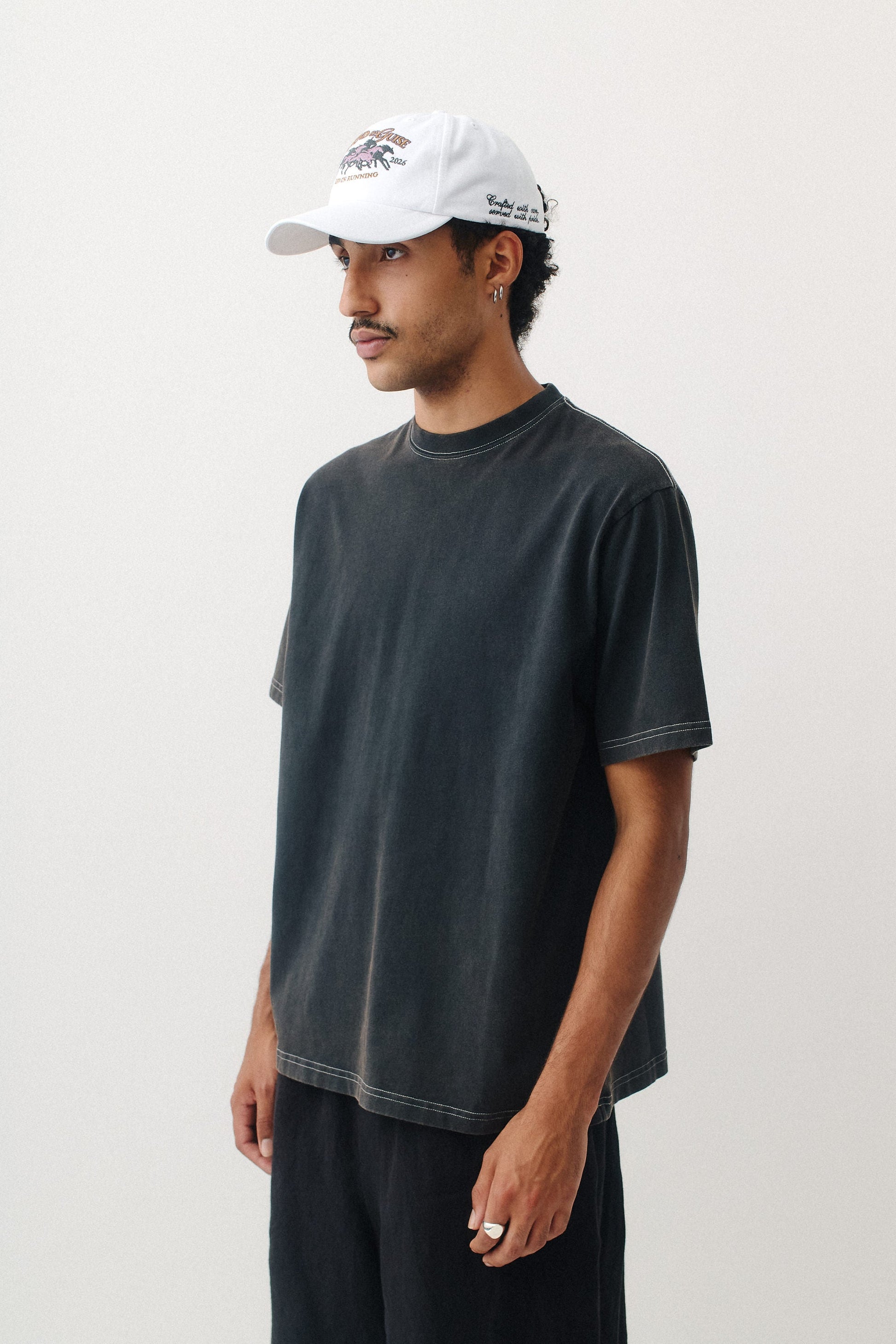 Ainsa T Shirt Washed Black
