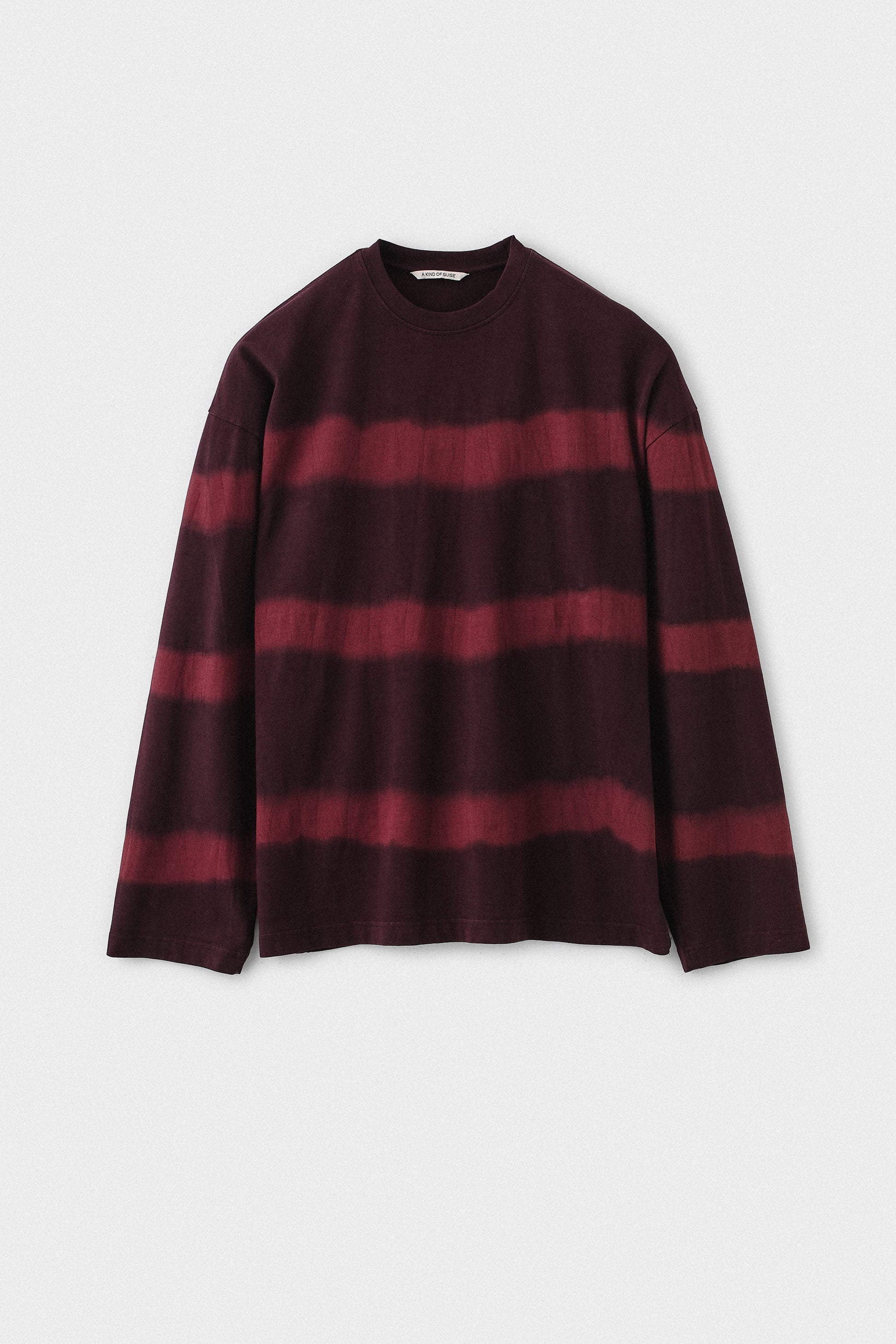 Lapa Longsleeve Tie Dye Bordeaux Stripes