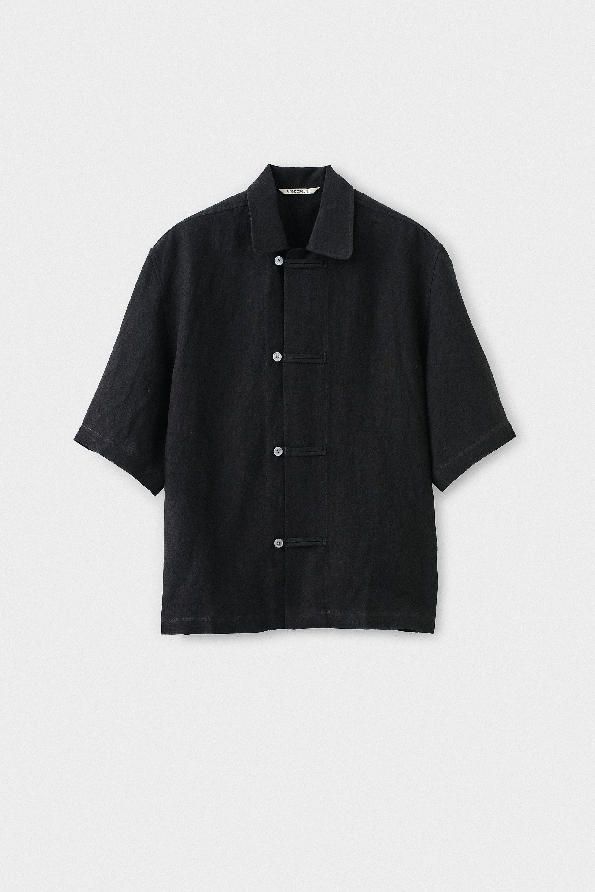 Meia Shirt Mystic Black Linen