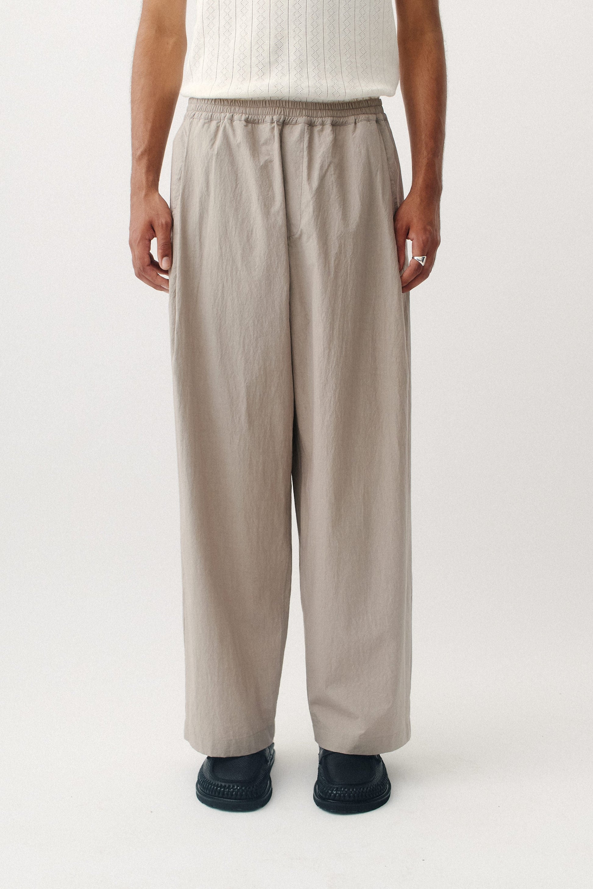 Wewa Wide Trousers Greige