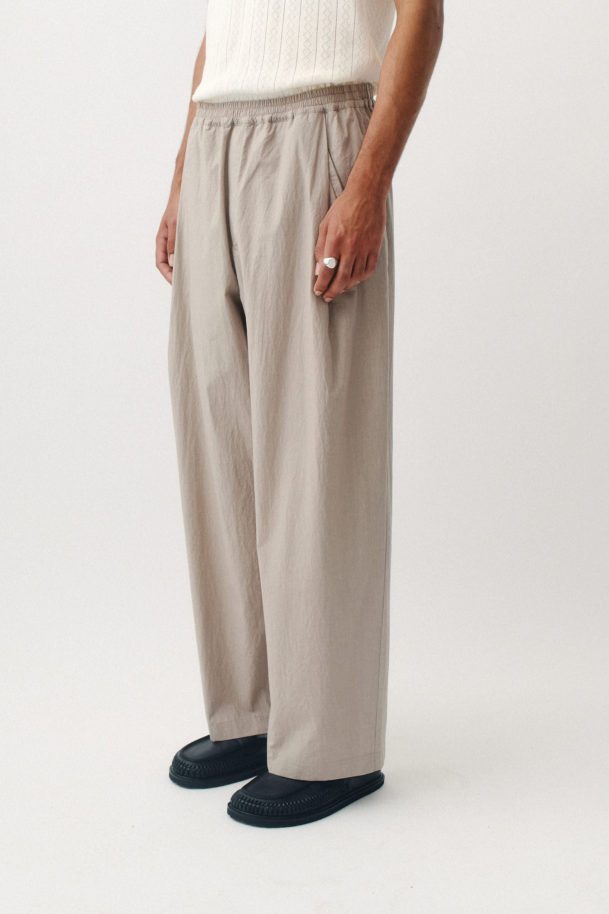 Wewa Wide Trousers Greige