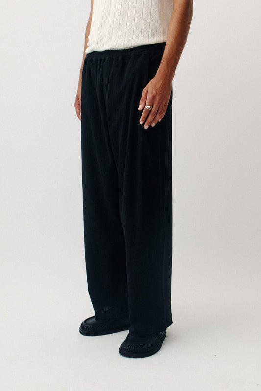 Wewa Wide Trousers Onyx Crincle