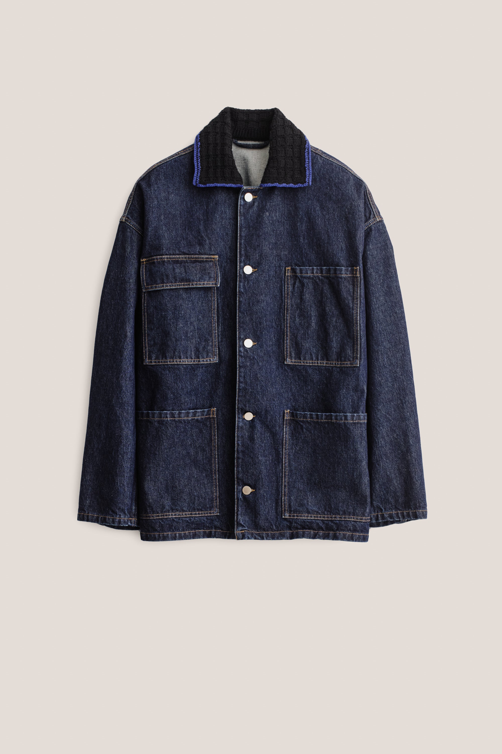 BLUCO DENIM JACKET Gジャン 月桂樹 濃紺 ネイビー L KERIO DENIM JACKET – A KIND OF GUISE