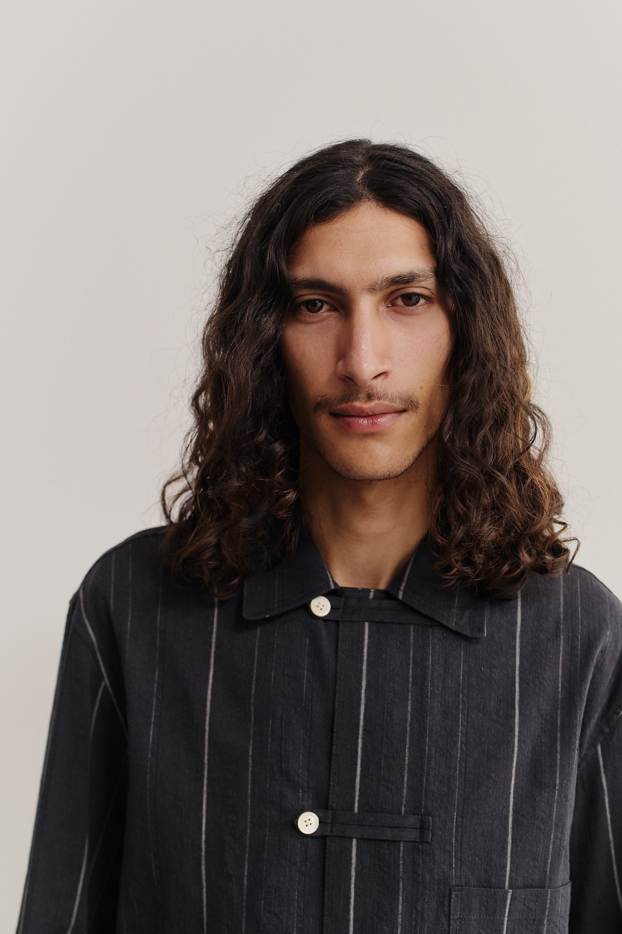 トップス ttt_msw stripe over shirt MATARA OVERSHIRT – A KIND OF GUISE