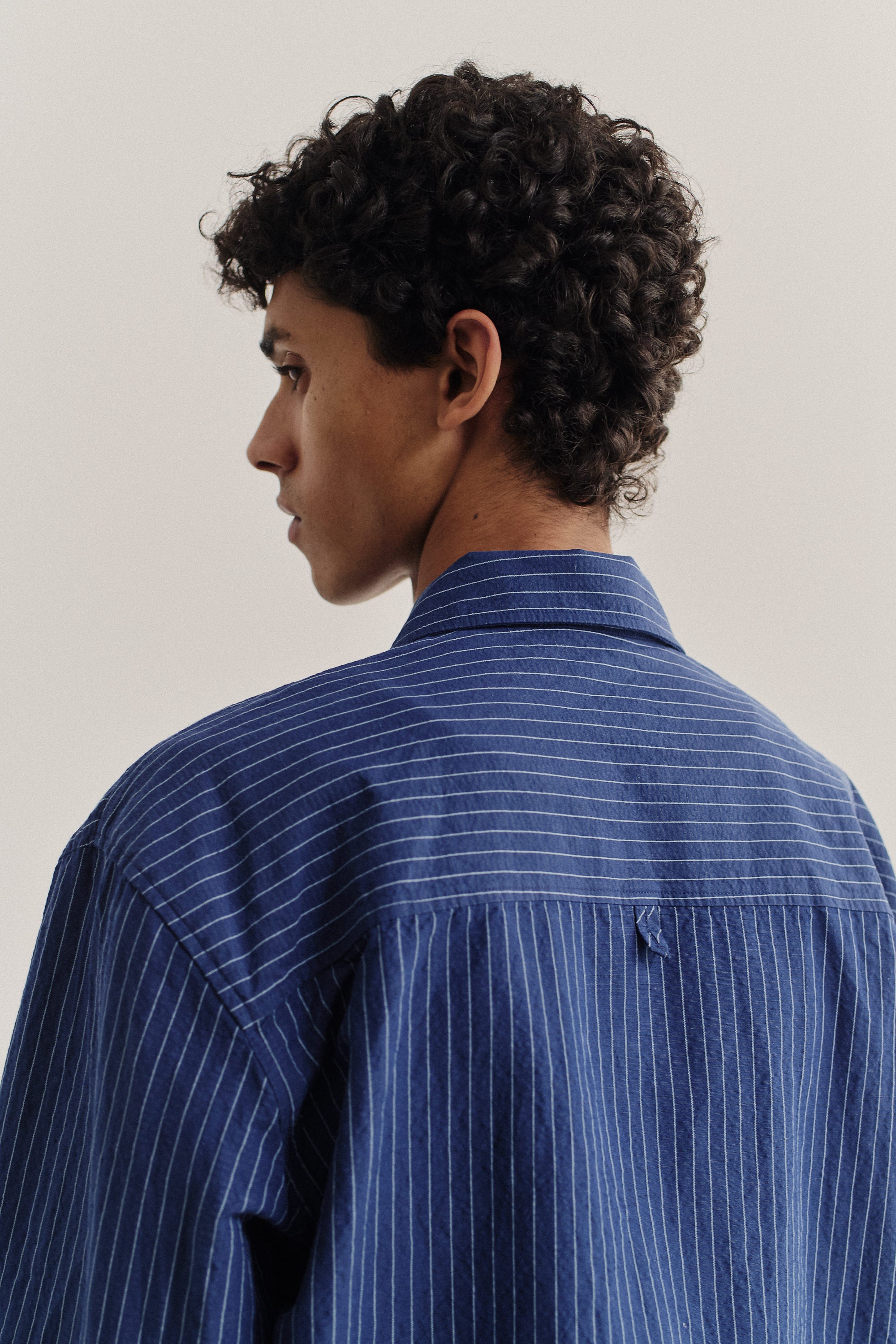 トップス mare Side Slit Overshirt BLUE(Pattern) MATARA OVERSHIRT – A KIND OF GUISE